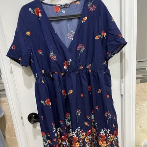 Maternity blue dress in XL